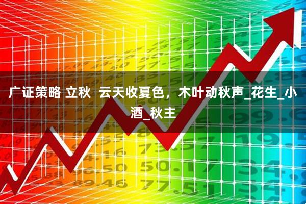 广证策略 立秋  云天收夏色，木叶动秋声_花生_小酒_秋主
