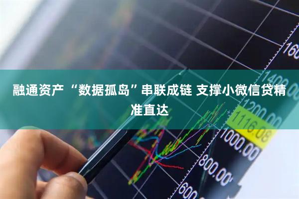 融通资产 “数据孤岛”串联成链 支撑小微信贷精准直达