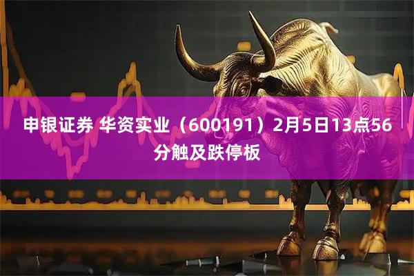申银证券 华资实业（600191）2月5日13点56分触及跌停板